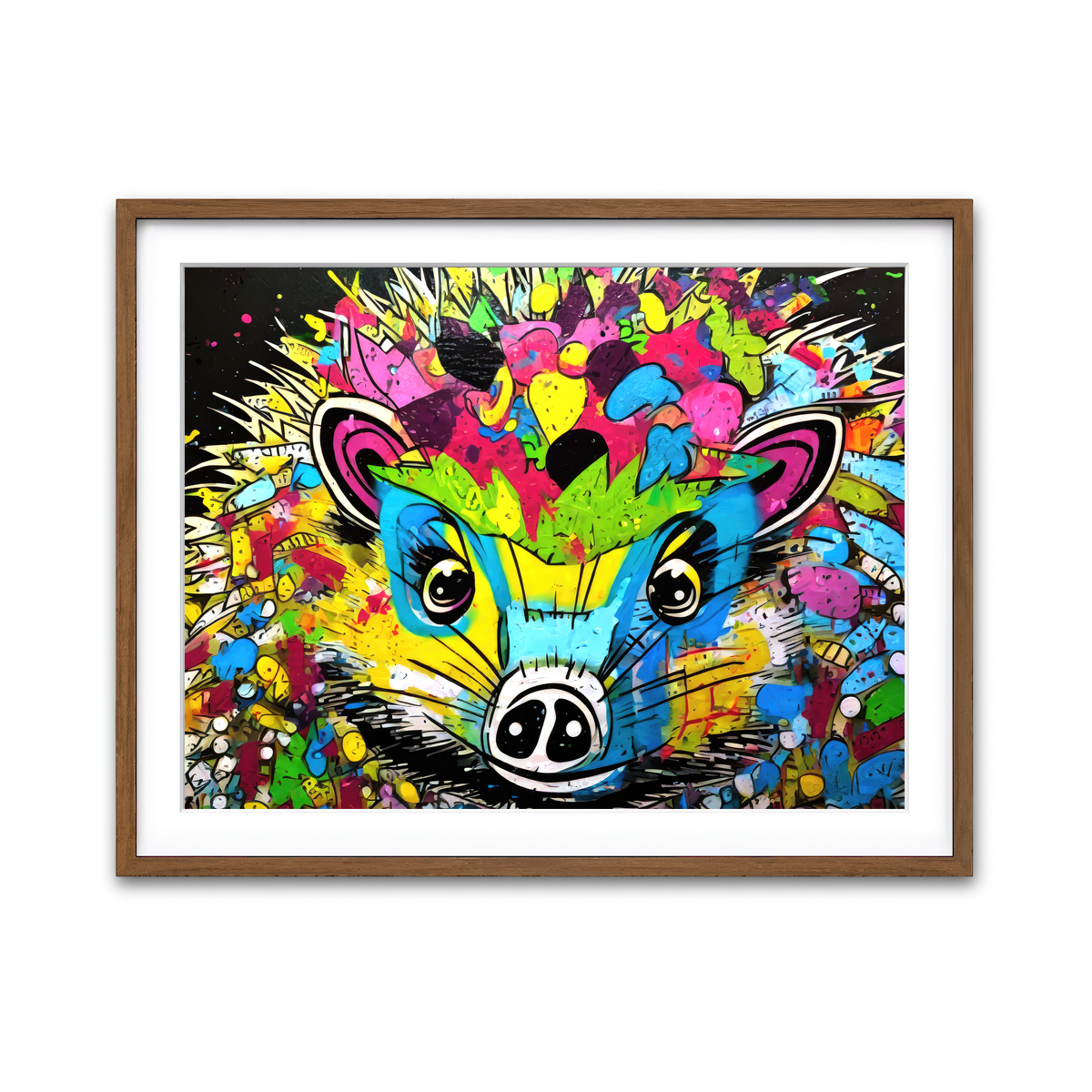 Framed Print 4x3 Walnut