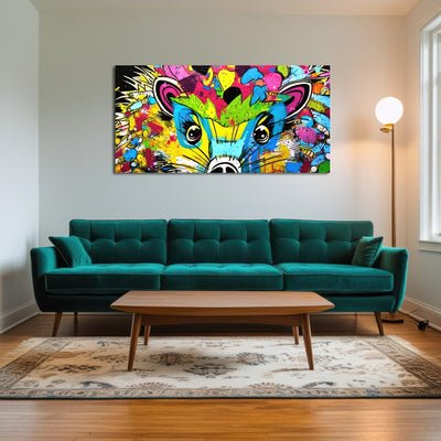 AUTO-MOCKUP ROOM | hedgehog graffiti