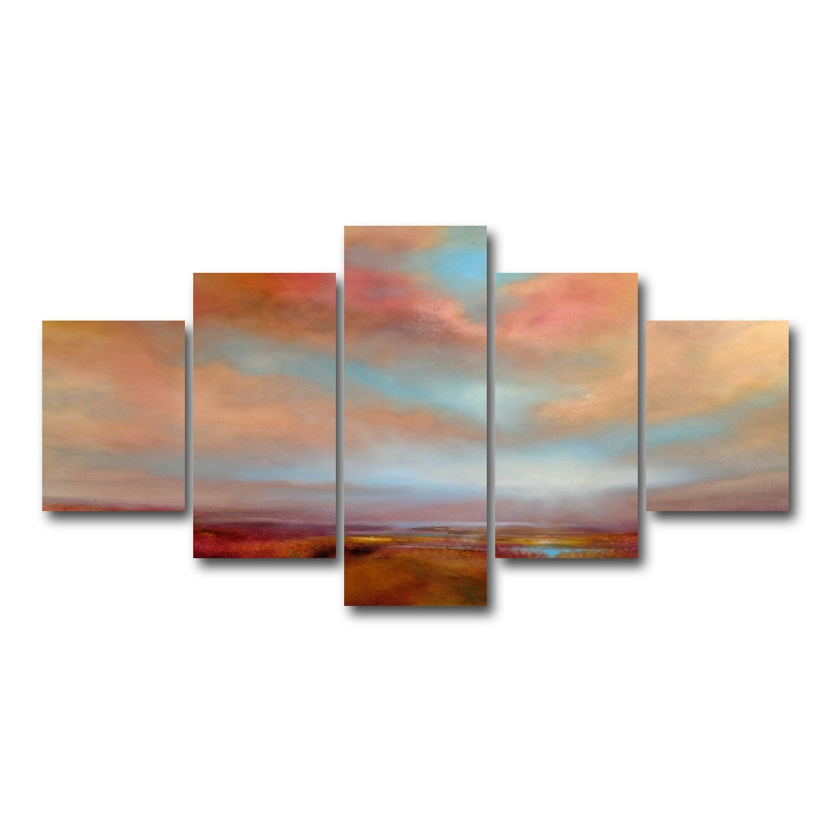 AUTO-MOCKUP WHITE | heideland | 5 Piece | Gallery Wrap Canvas | group=5_short