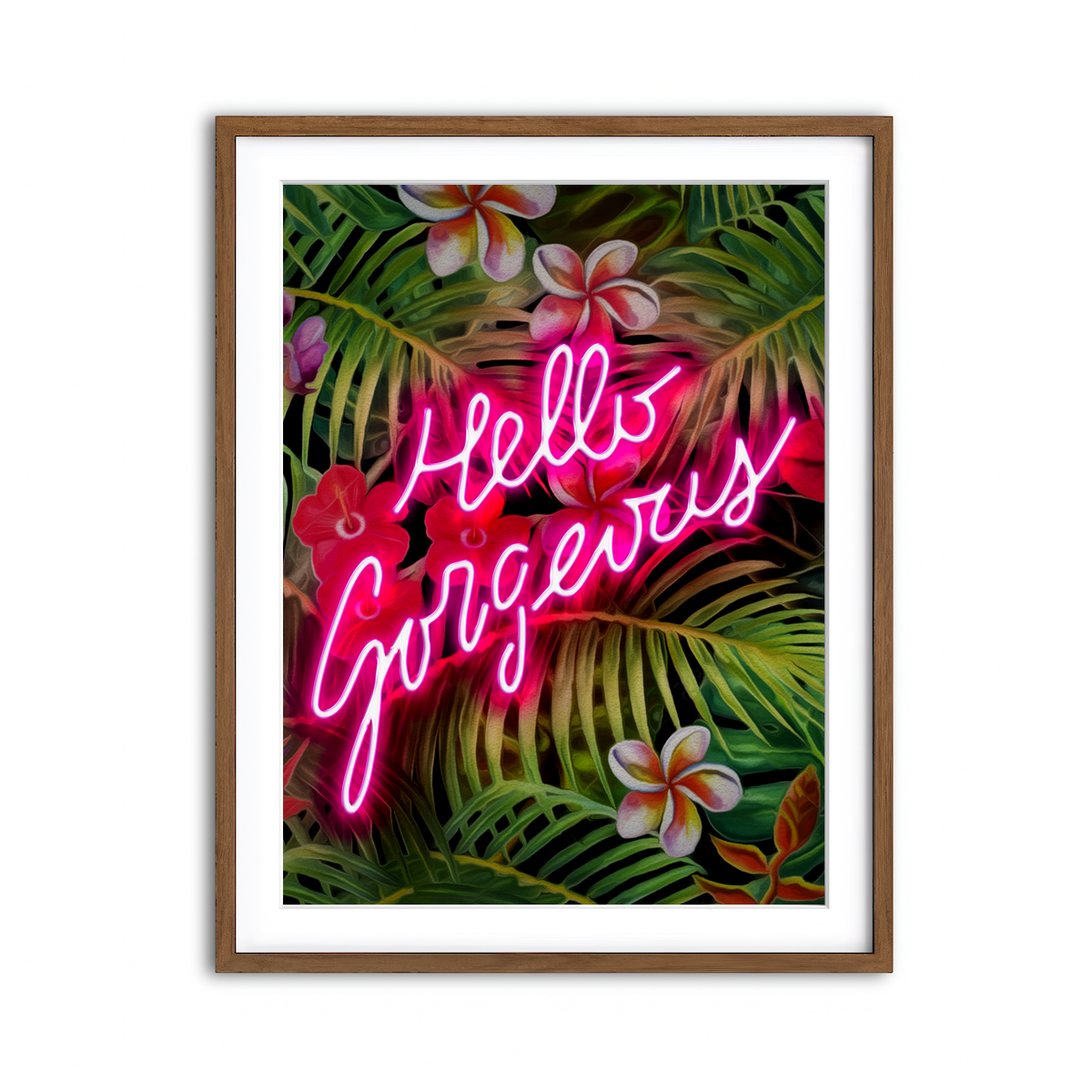 Framed Print 3x4 Walnut