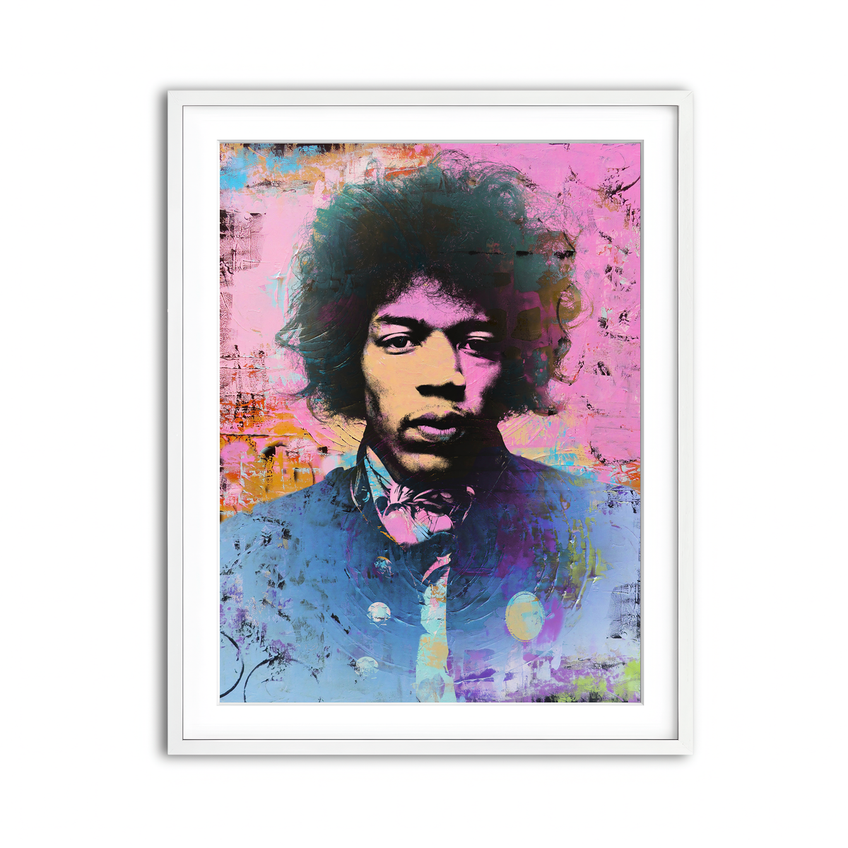 Framed Print 3x4 White