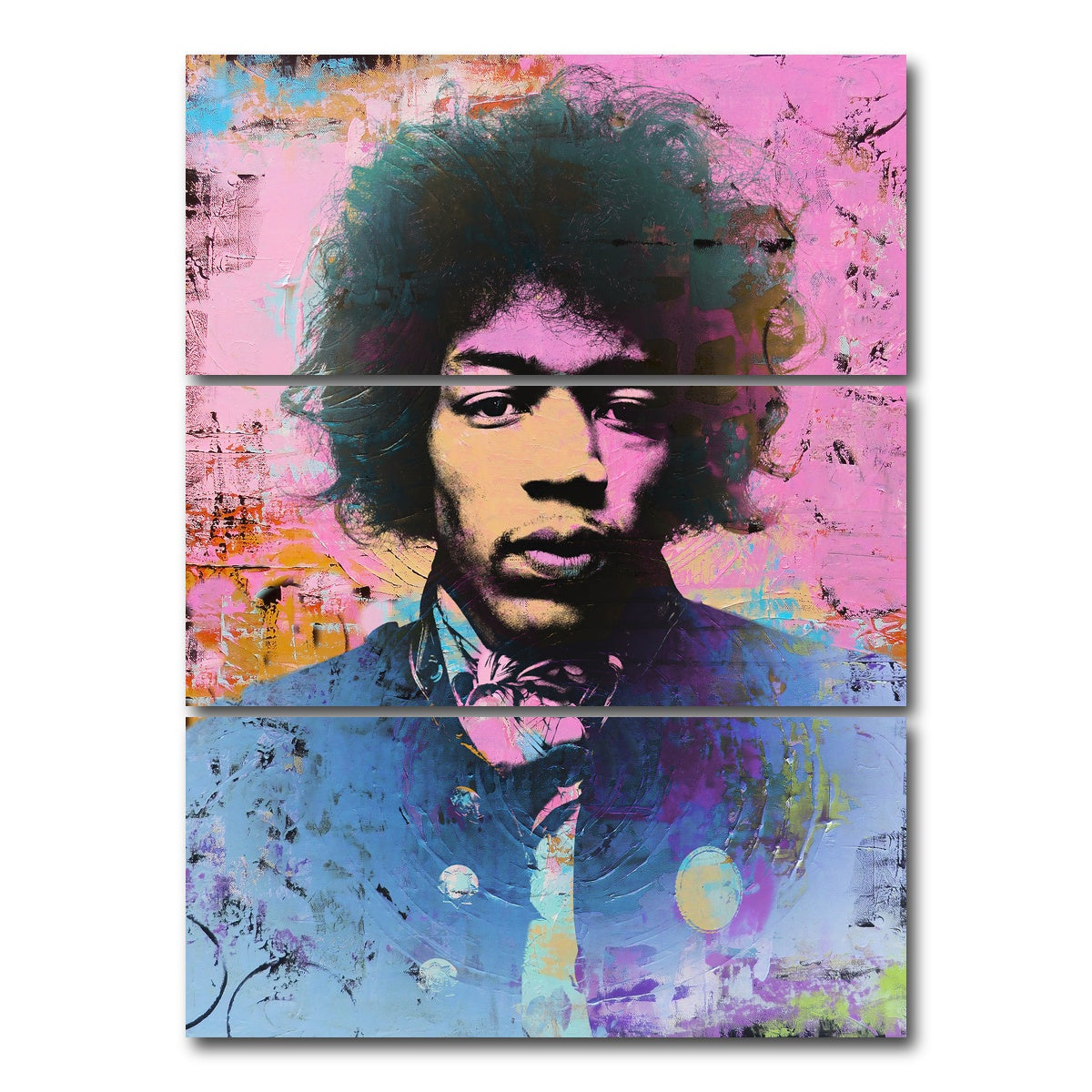 AUTO-MOCKUP WHITE | hendrix circles | 3 Piece | Gallery Wrap Canvas | group=8x18_stacked