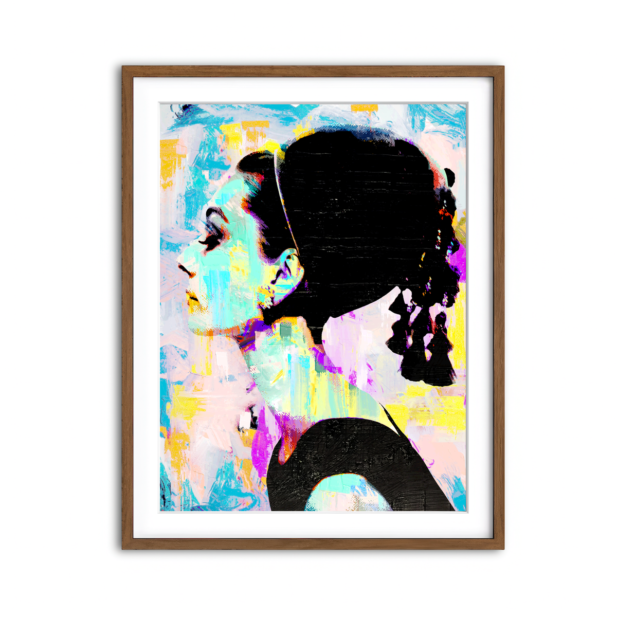 Framed Print 3x4 Walnut