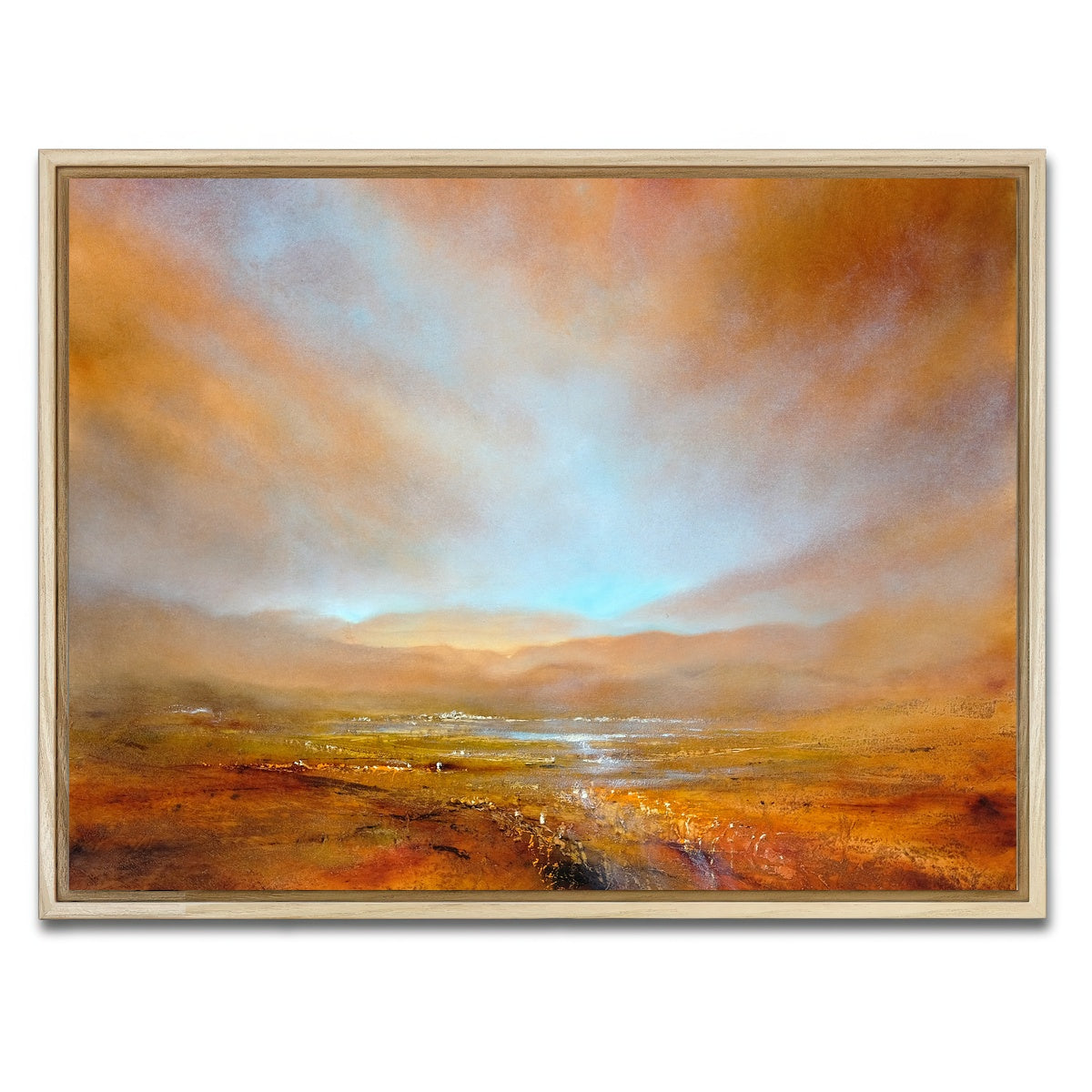 AUTO-MOCKUP WHITE | herbstliches licht | 1 Piece | Natural Framed Canvas | group=4x3