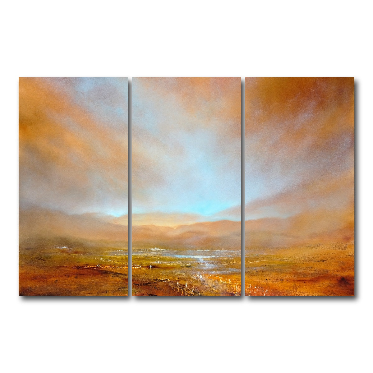 AUTO-MOCKUP WHITE | herbstliches licht | 3 Piece | Gallery Wrap Canvas | group=12x24