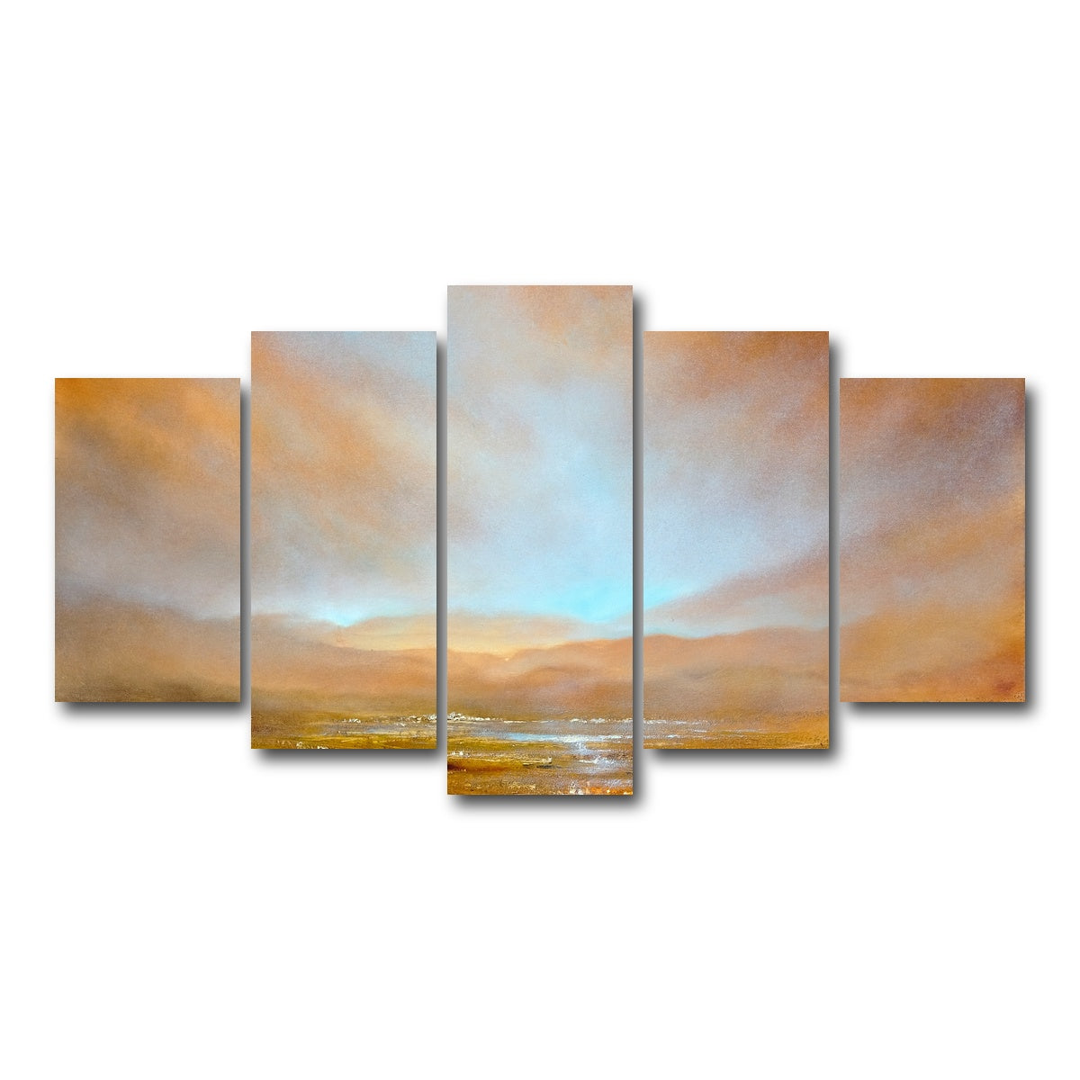 AUTO-MOCKUP WHITE | herbstliches licht | 5 Piece | Gallery Wrap Canvas | group=5_normal