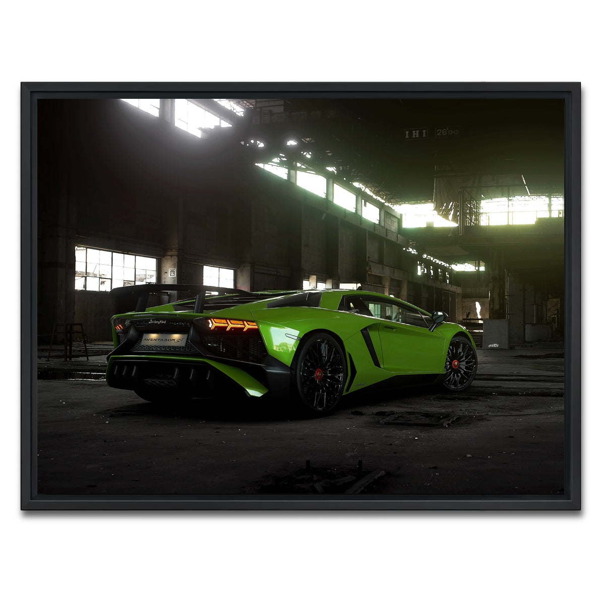 AUTO-MOCKUP WHITE | hibernation mode | 1 Piece | Black Framed Canvas | group=4x3