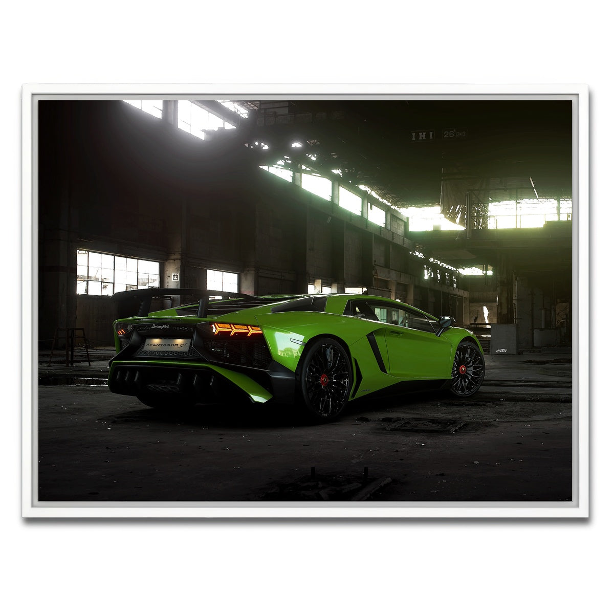 AUTO-MOCKUP WHITE | hibernation mode | 1 Piece | White Framed Canvas | group=4x3