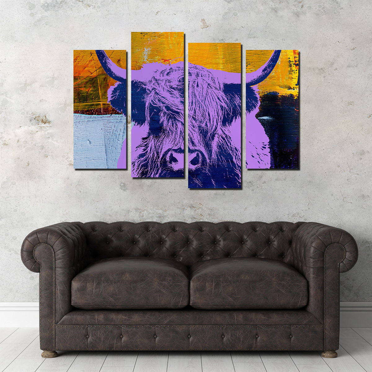 Highland Cow Wall Art