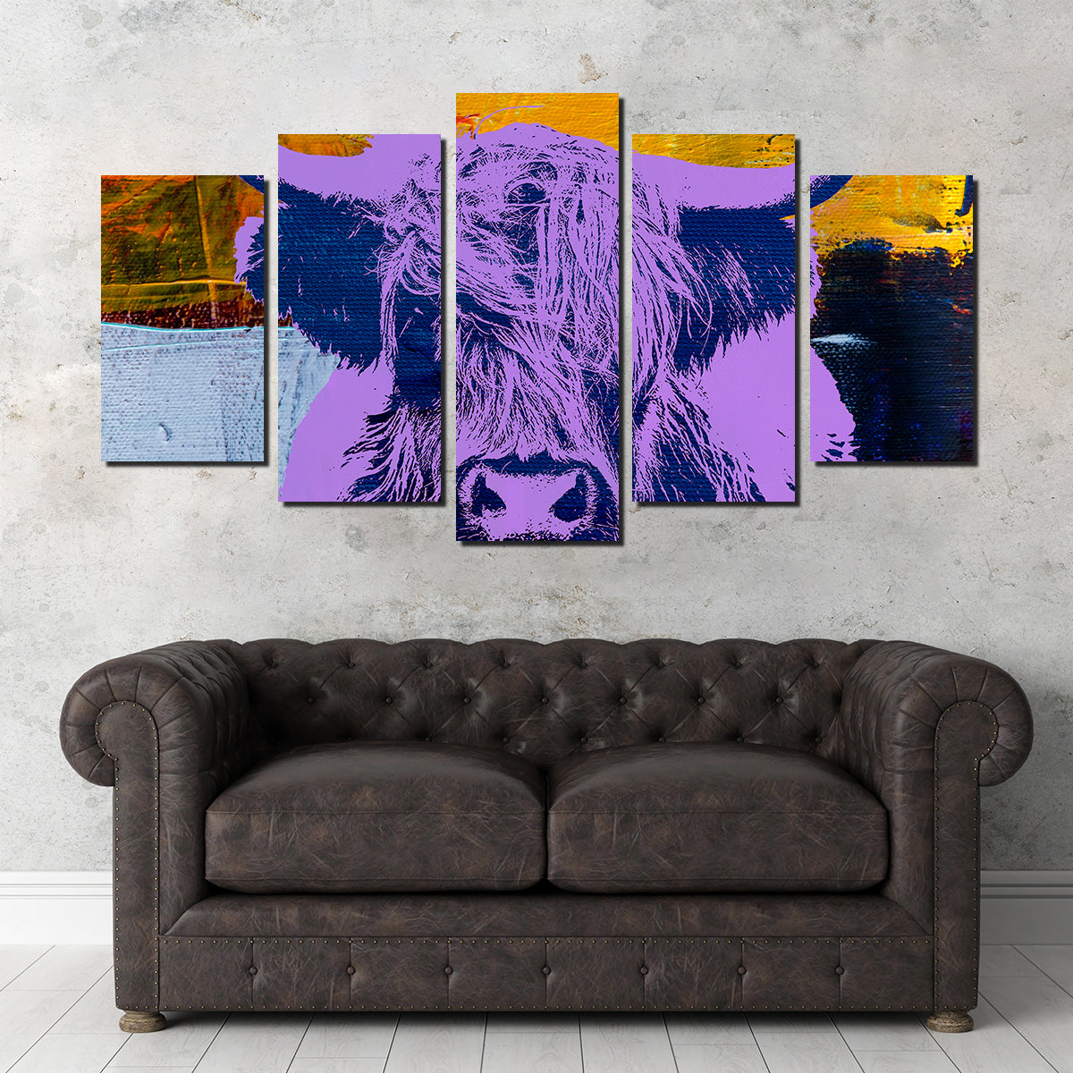 Highland Cow Wall Art