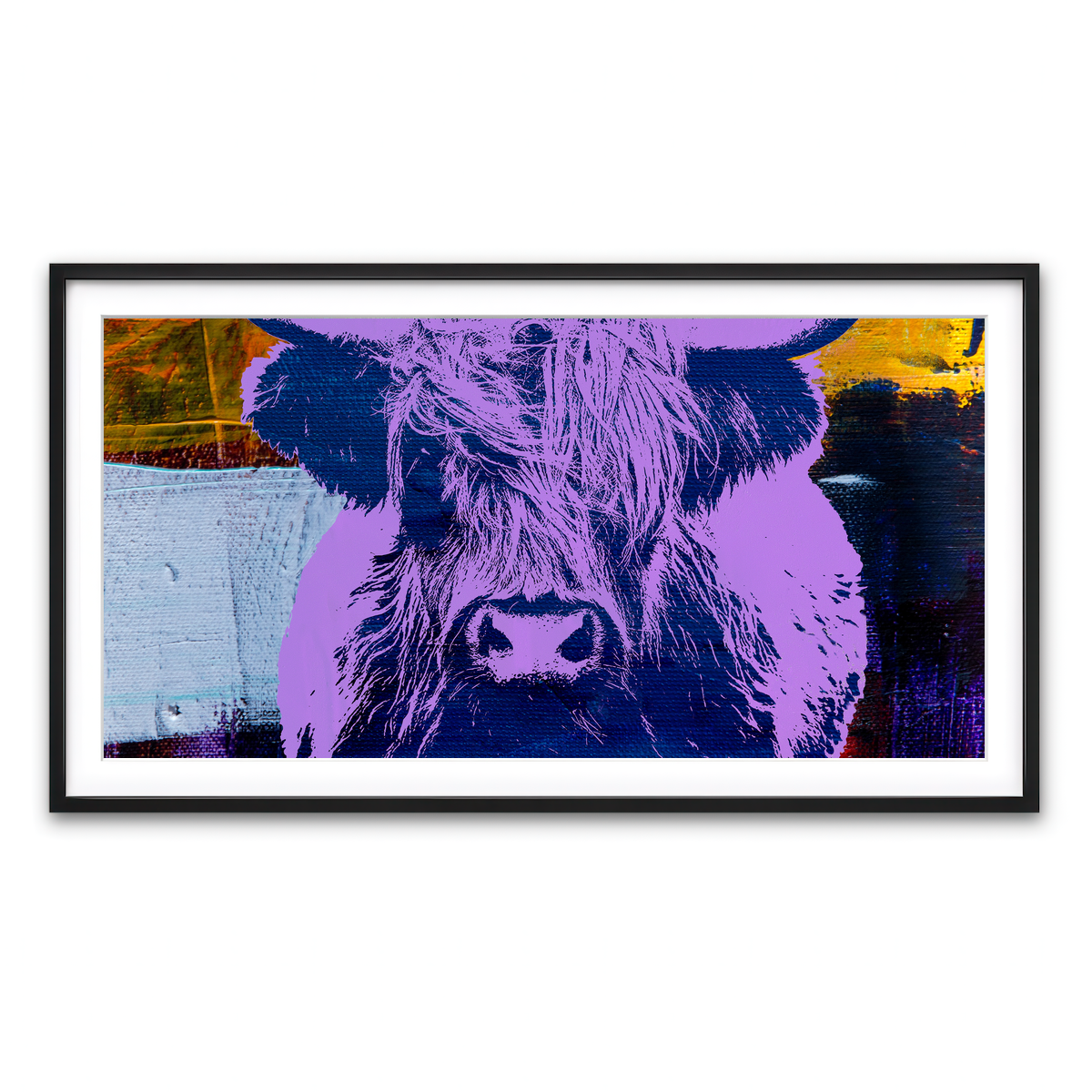 Framed Print 2x1 Black