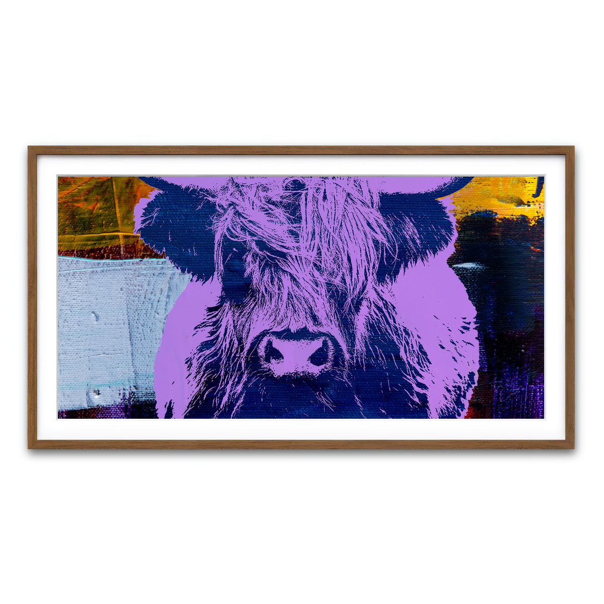 Framed Print 2x1 Walnut