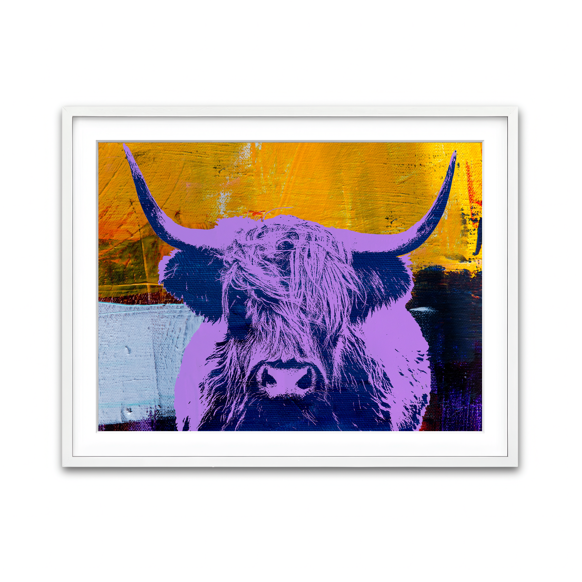 Framed Print 4x3 White