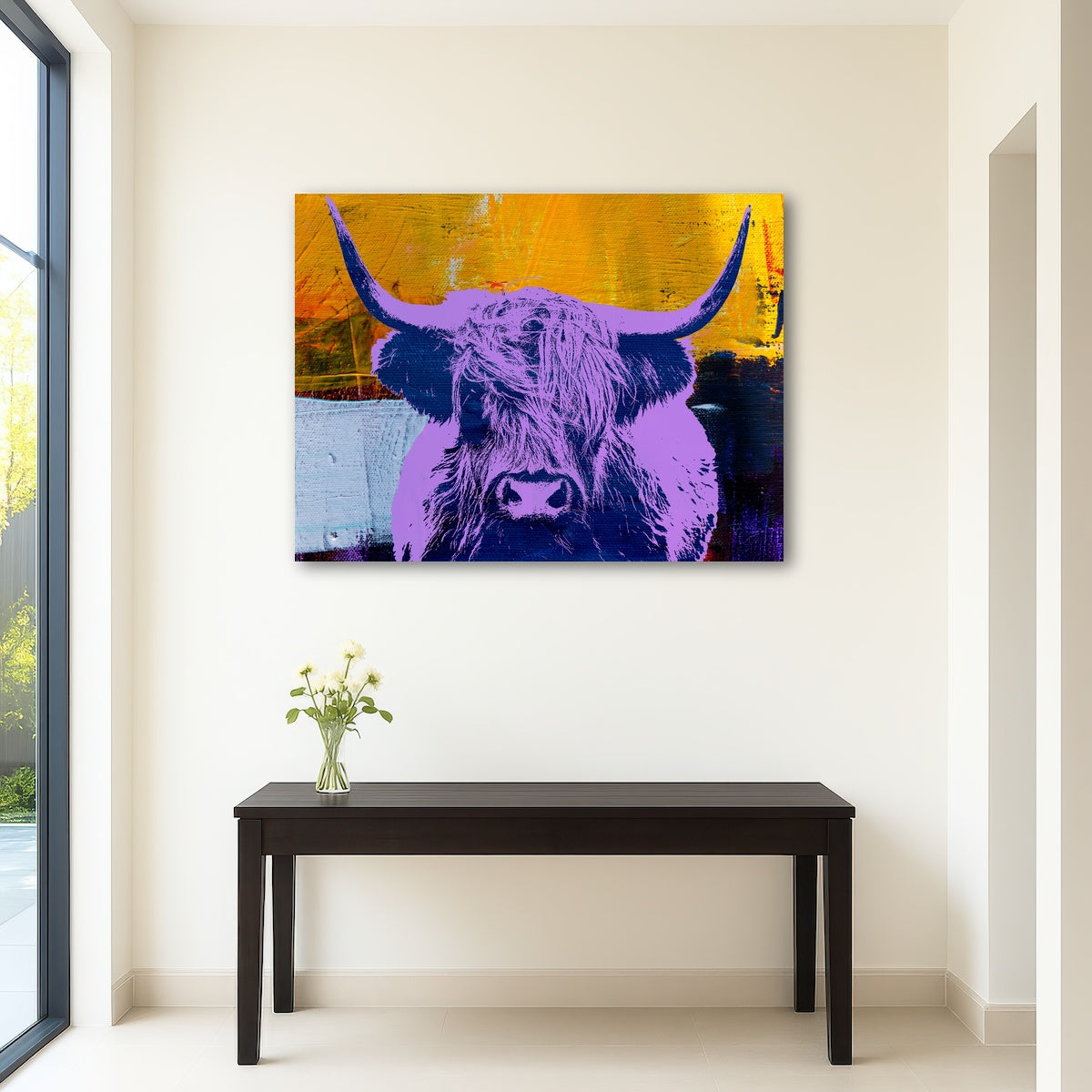 AUTO-MOCKUP ROOM | highland cow