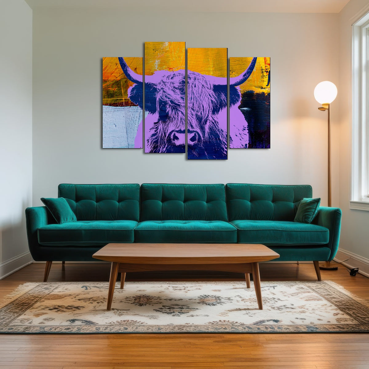 AUTO-MOCKUP ROOM | highland cow