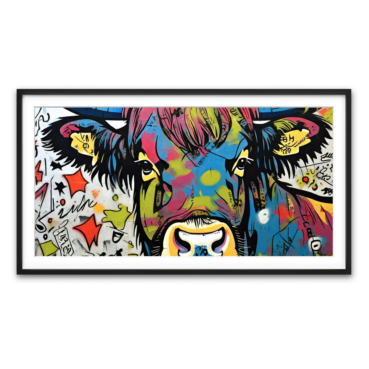 Framed Print 2x1 Black