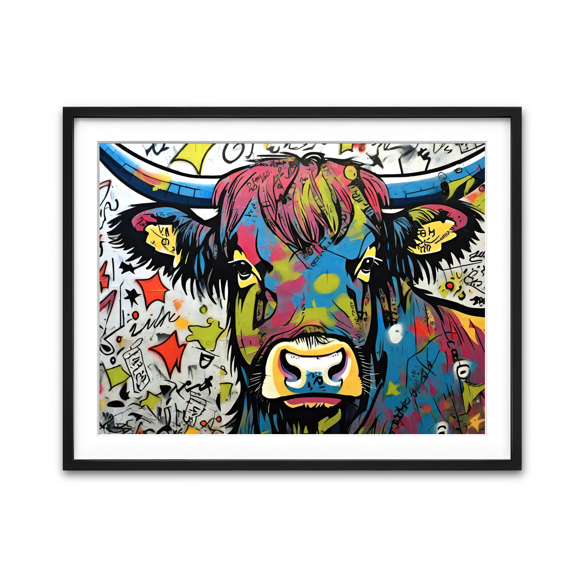 Framed Print 4x3 Black