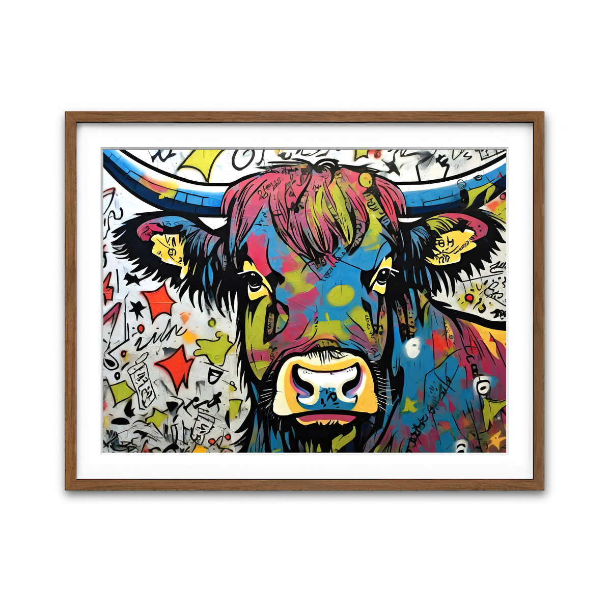 Framed Print 4x3 Walnut