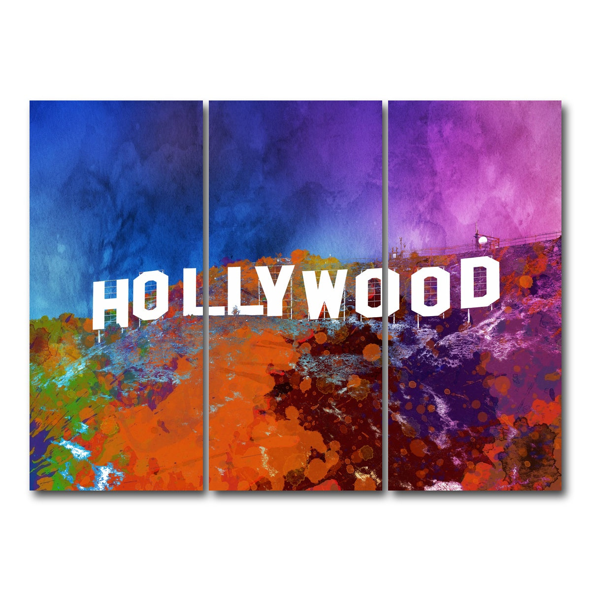 AUTO-MOCKUP WHITE | hollywood | 3 Piece | Gallery Wrap Canvas | group=8x18