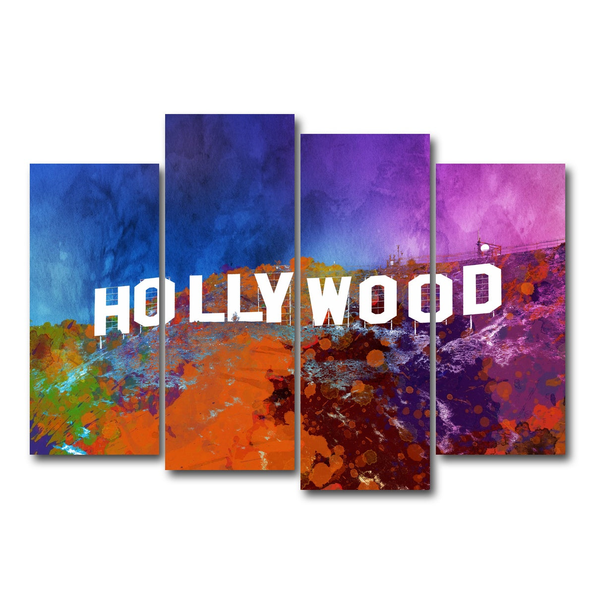 AUTO-MOCKUP WHITE | hollywood | 4 Piece | Gallery Wrap Canvas | group=4_normal