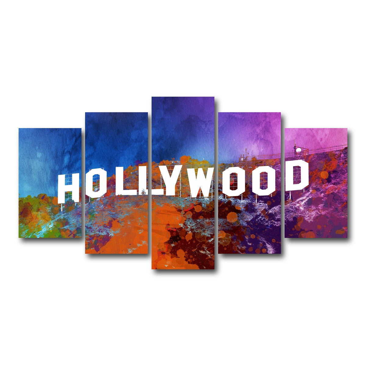 AUTO-MOCKUP WHITE | hollywood | 5 Piece | Gallery Wrap Canvas | group=5_normal