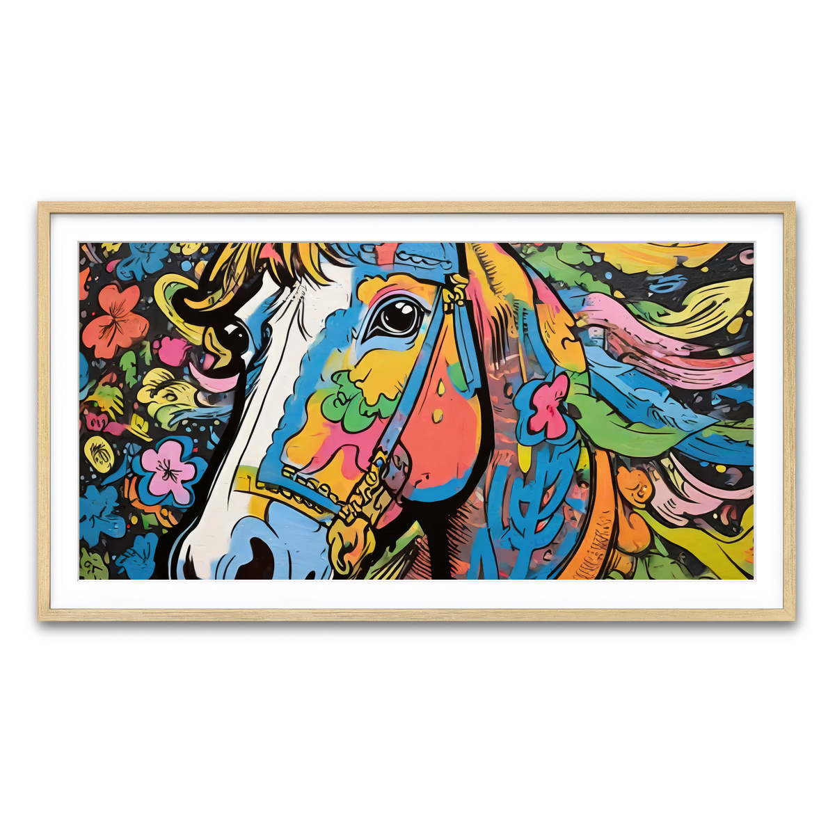 Framed Print 2x1 Natural