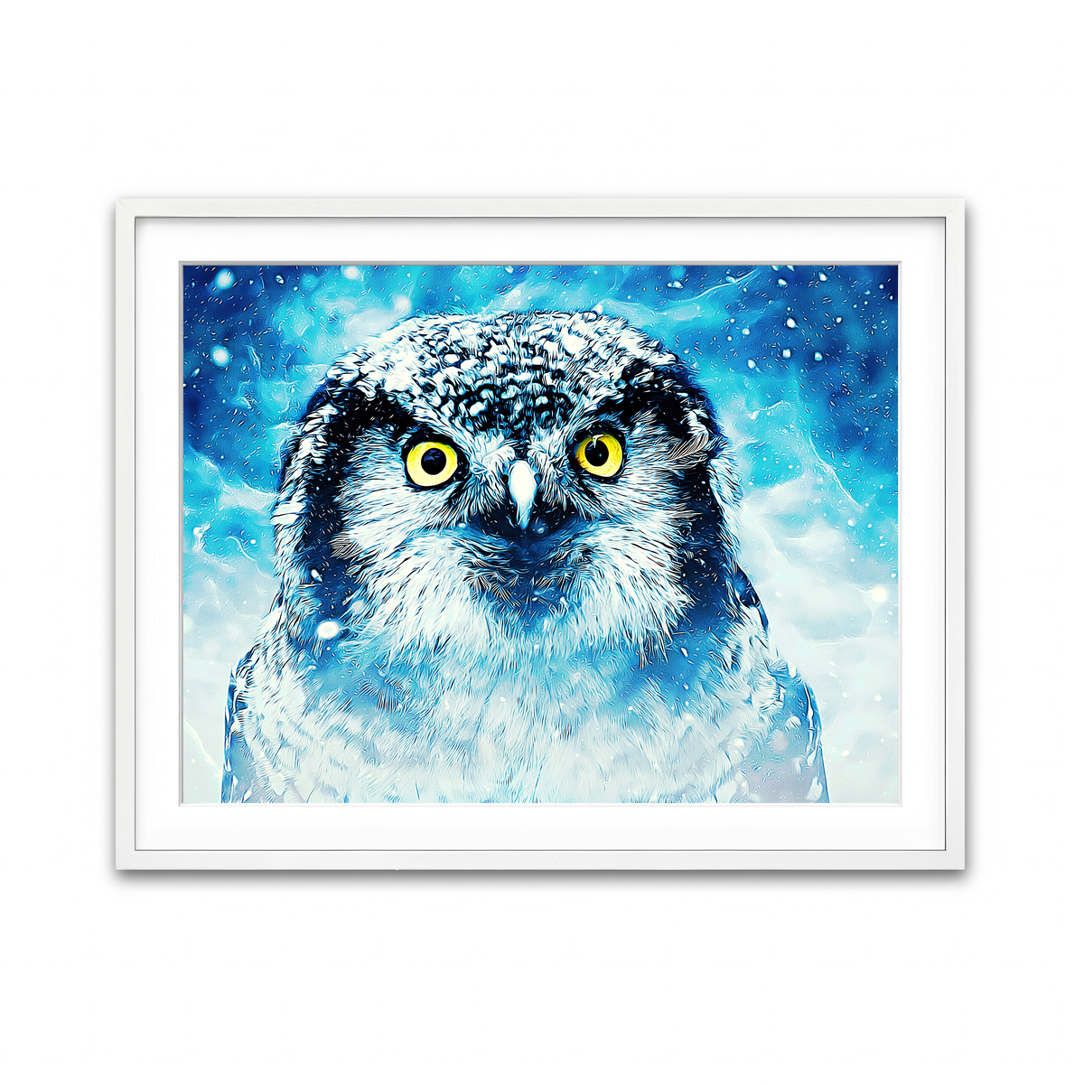 Framed Print 4x3 White
