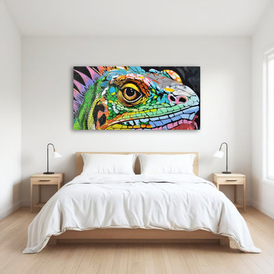 AUTO-MOCKUP ROOM | iguana graffiti