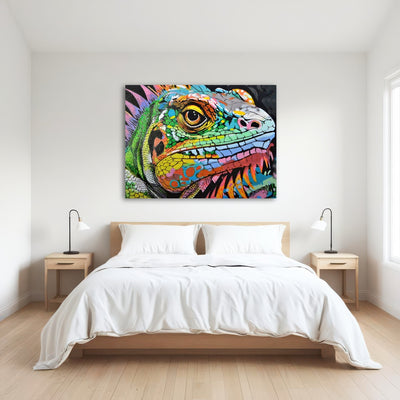 AUTO-MOCKUP ROOM | iguana graffiti