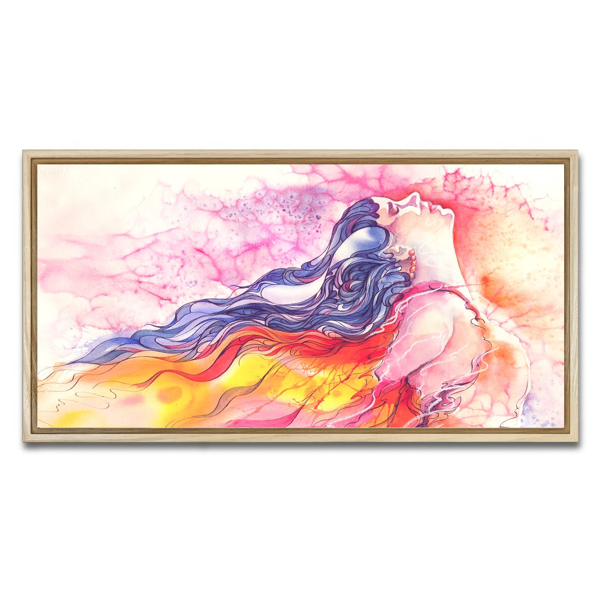 AUTO-MOCKUP WHITE | incandescence | 1 Piece | Natural Framed Canvas | group=2x1