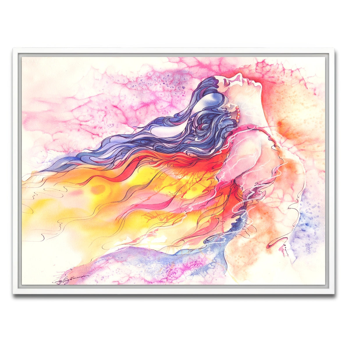 AUTO-MOCKUP WHITE | incandescence | 1 Piece | White Framed Canvas | group=4x3