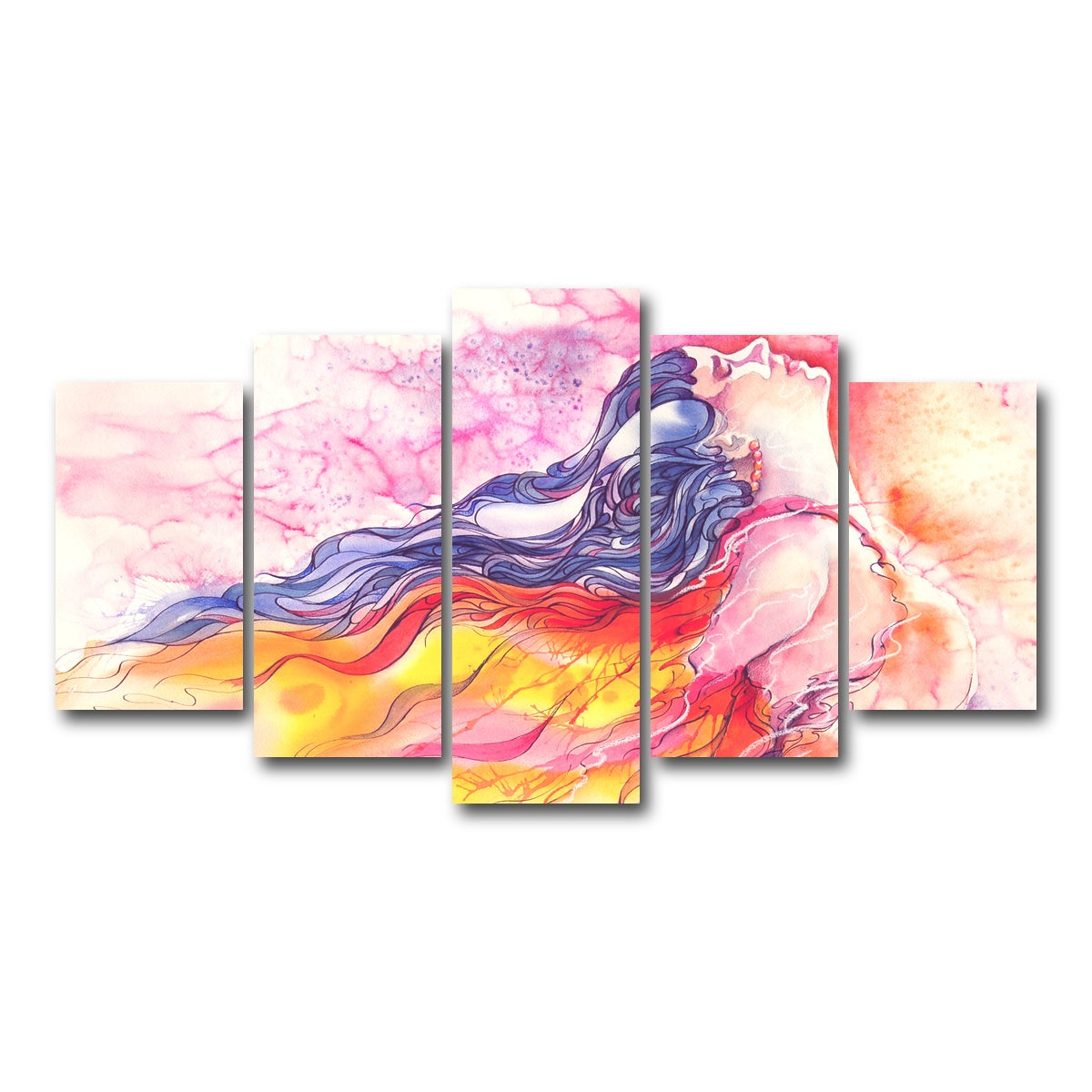 AUTO-MOCKUP WHITE | incandescence | 5 Piece | Gallery Wrap Canvas | group=5_normal