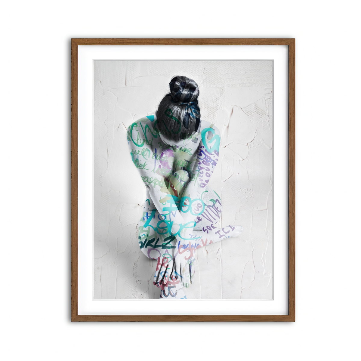 Framed Print 3x4 Walnut