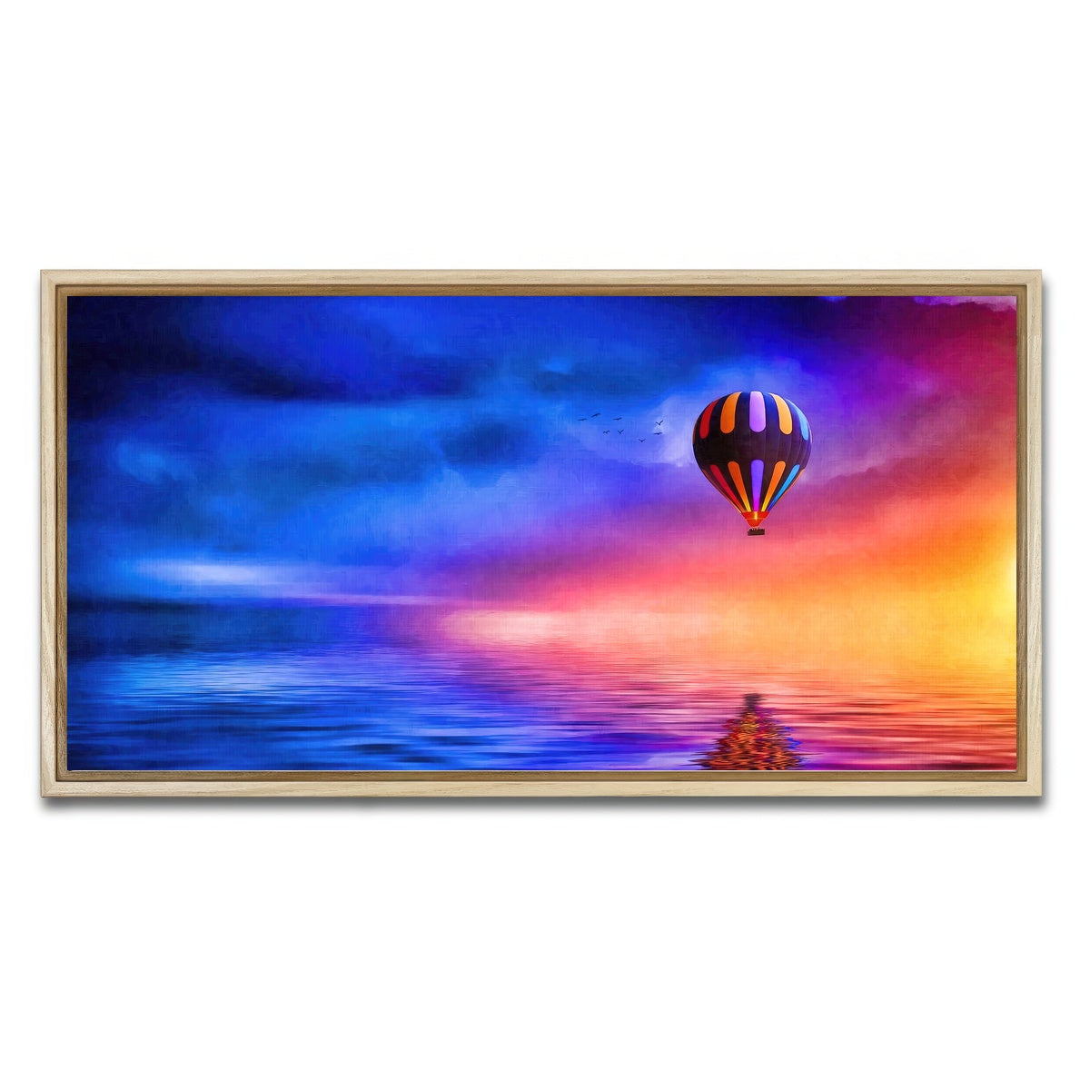 AUTO-MOCKUP WHITE | into the west | 1 Piece | Natural Framed Canvas | group=2x1