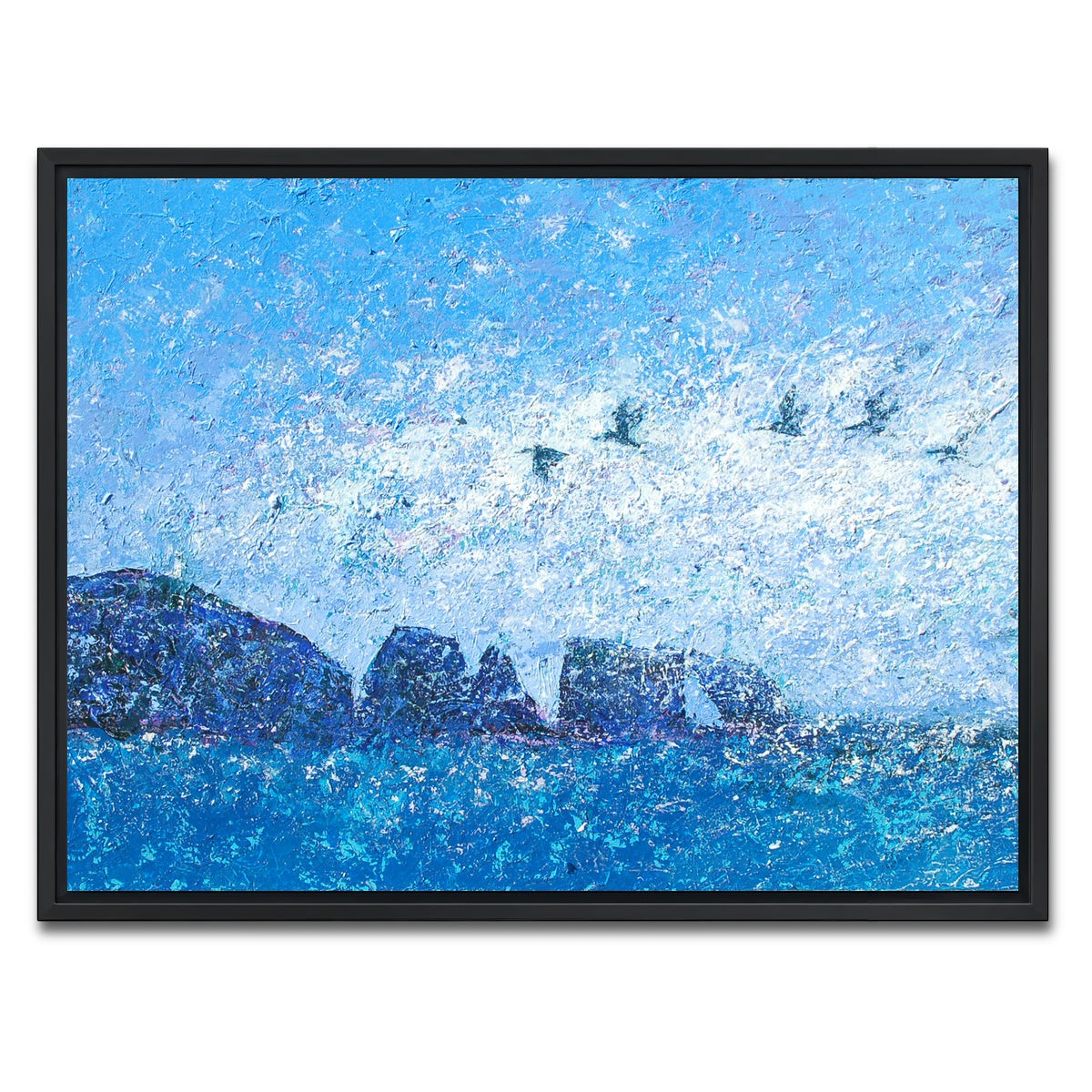 AUTO-MOCKUP WHITE | island mist large | 1 Piece | Black Framed Canvas | group=4x3