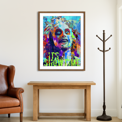 AUTO-MOCKUP ROOM | It's Showtime Wall Art