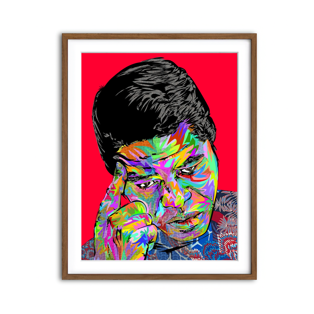 Framed Print 3x4 Walnut