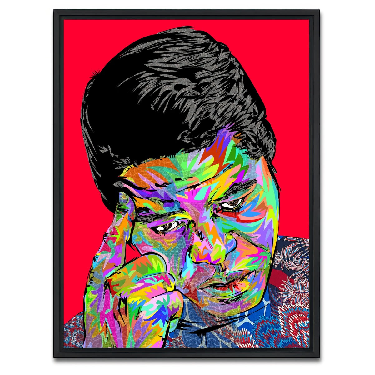 AUTO-MOCKUP WHITE | james brown | 1 Piece | Black Framed Canvas | group=3x4