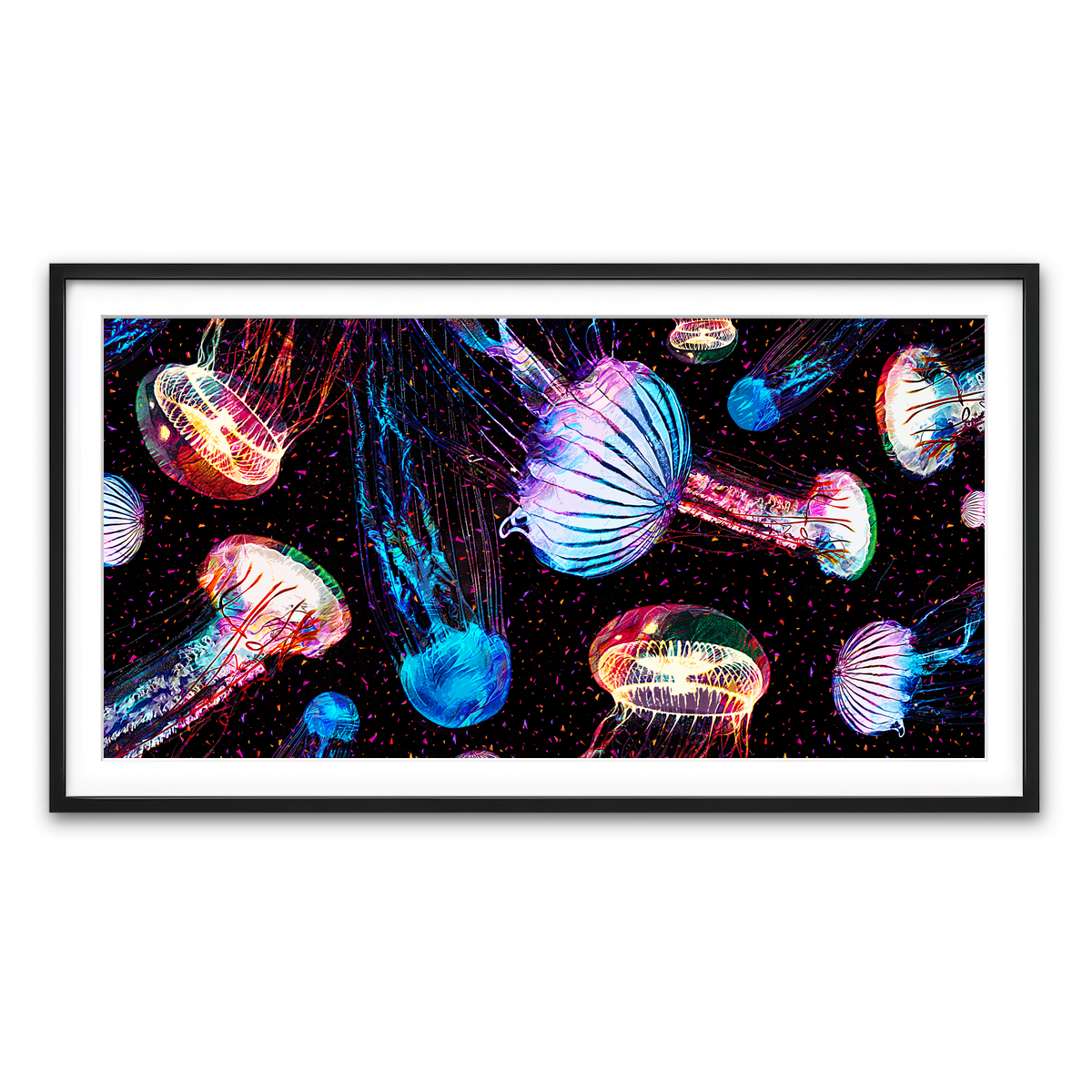 Framed Print 2x1 Black