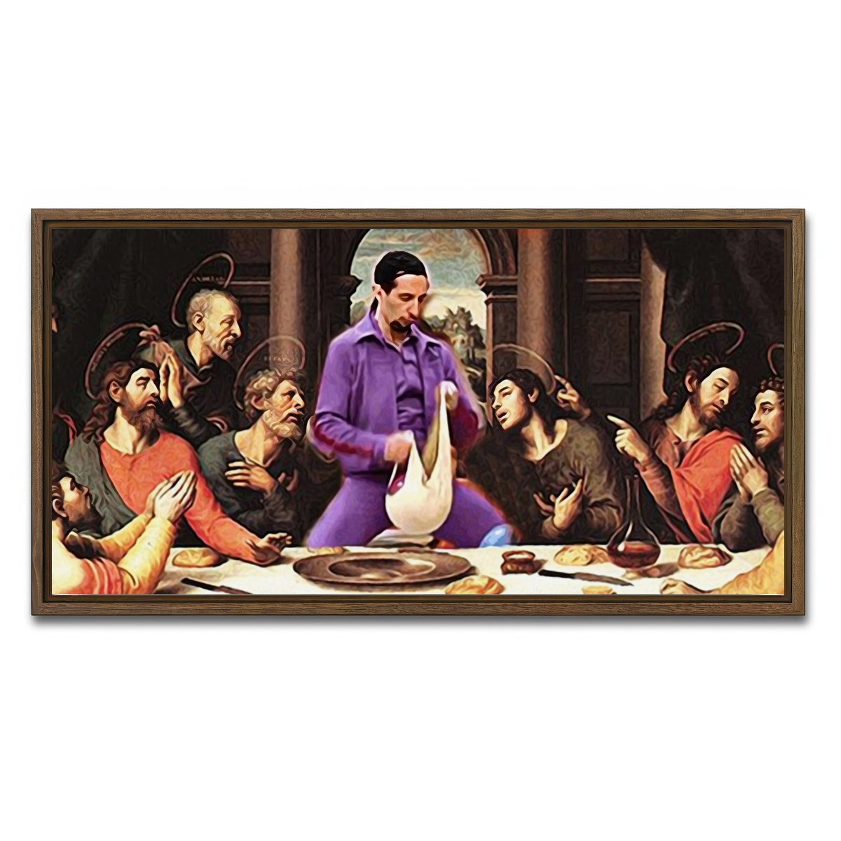 AUTO-MOCKUP WHITE | jesus quintana | 1 Piece | Walnut Framed Canvas | group=2x1