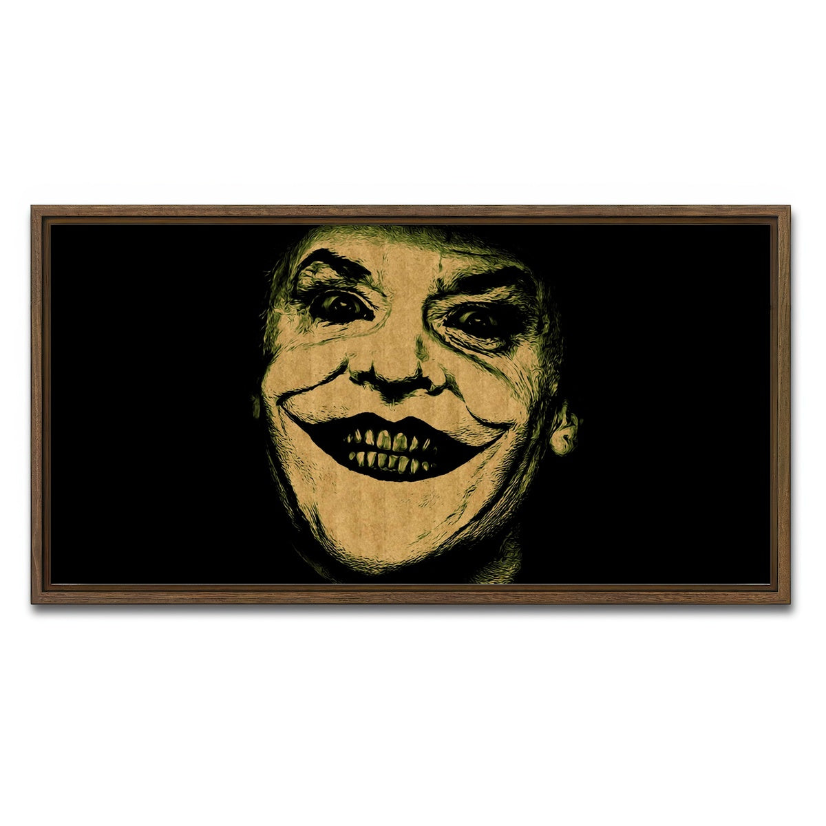 AUTO-MOCKUP WHITE | joker | 1 Piece | Walnut Framed Canvas | group=2x1