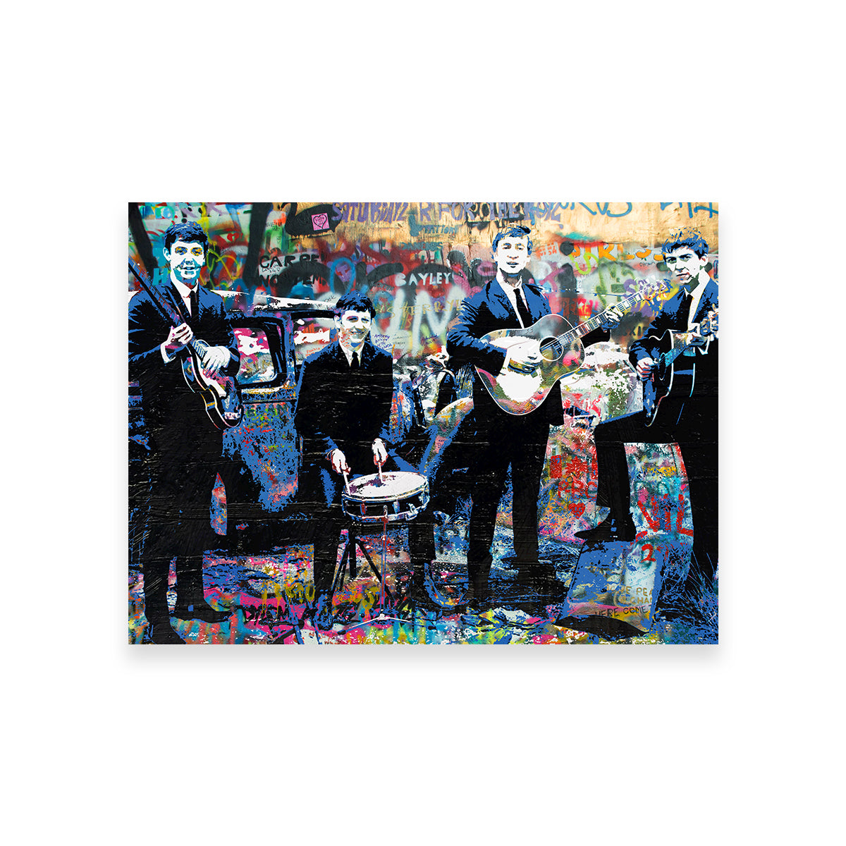 Junk Yard Beatles Wall Art
