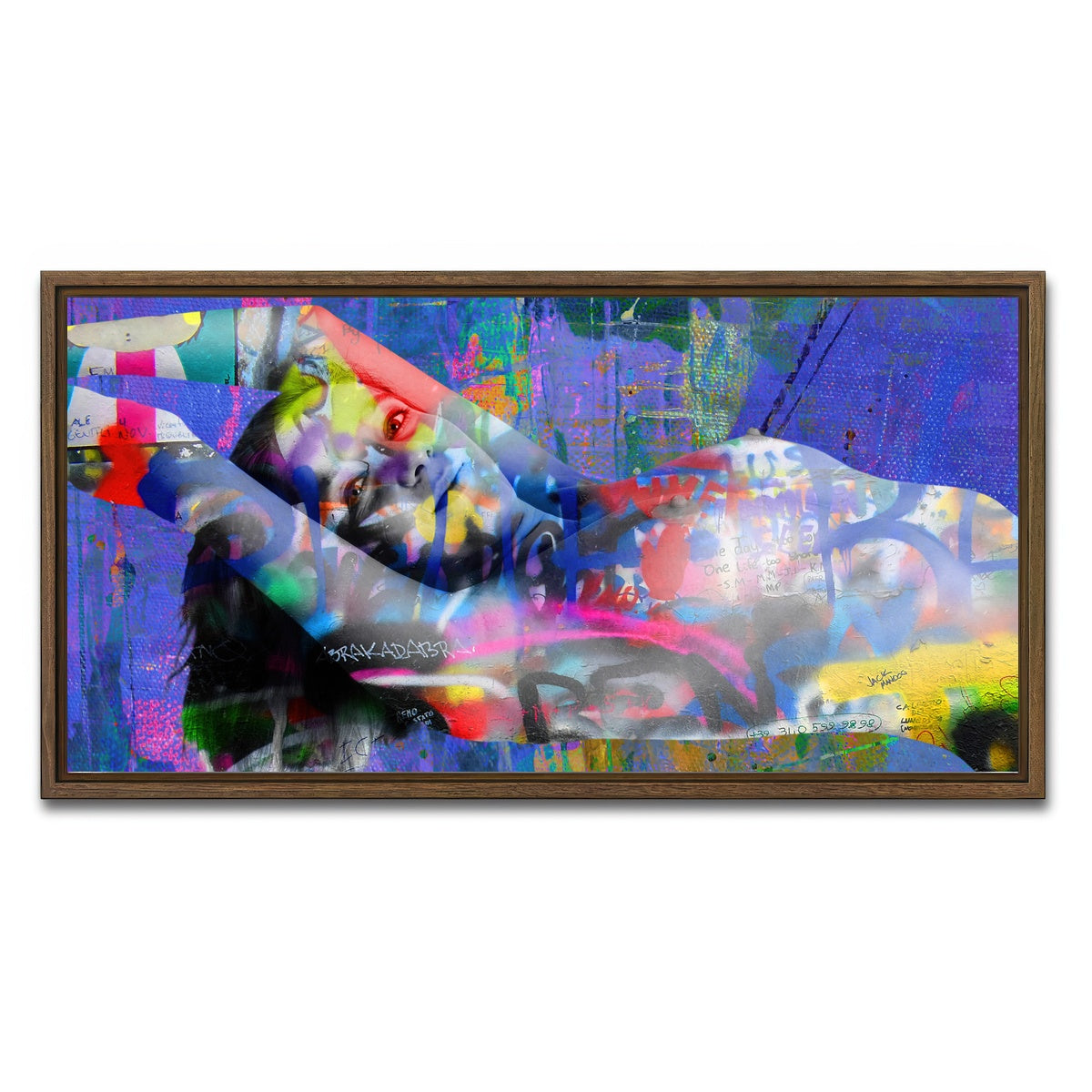 AUTO-MOCKUP WHITE | kadabra | 1 Piece | Walnut Framed Canvas | group=2x1