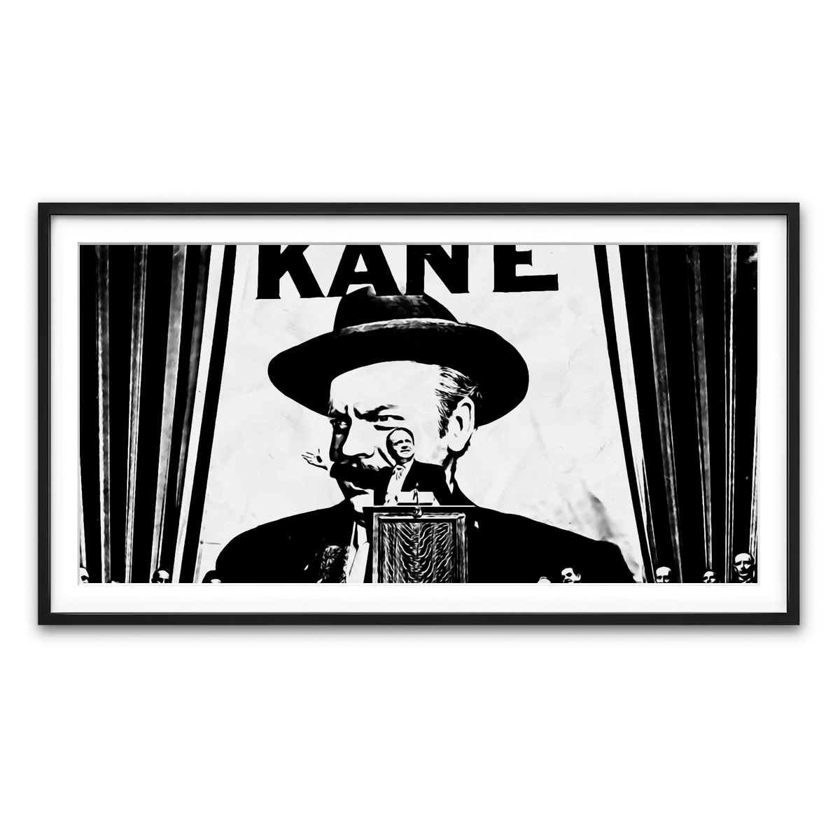 Framed Print 2x1 Black