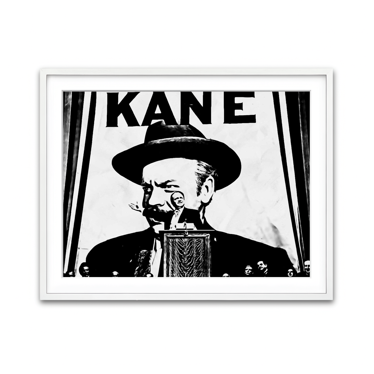 Framed Print 4x3 White