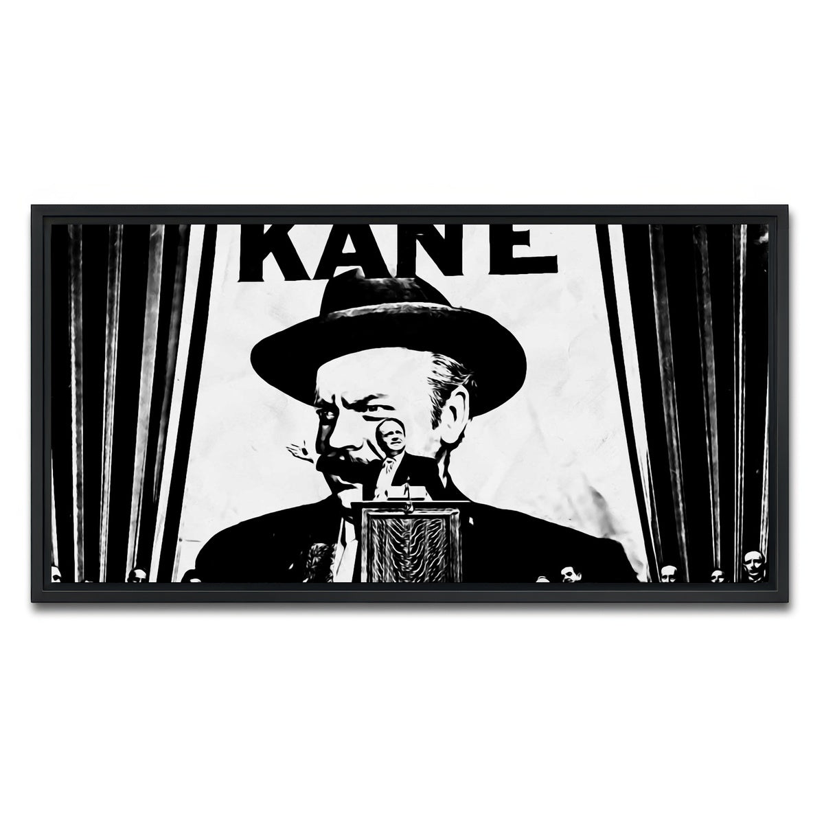 AUTO-MOCKUP WHITE | kane | 1 Piece | Black Framed Canvas | group=2x1