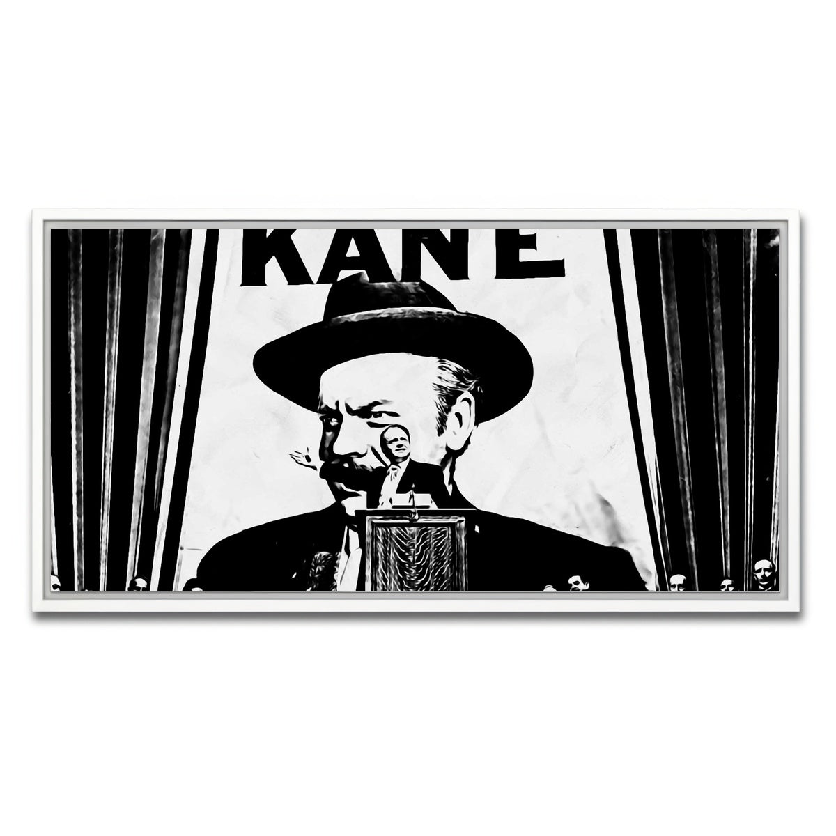 AUTO-MOCKUP WHITE | kane | 1 Piece | White Framed Canvas | group=2x1