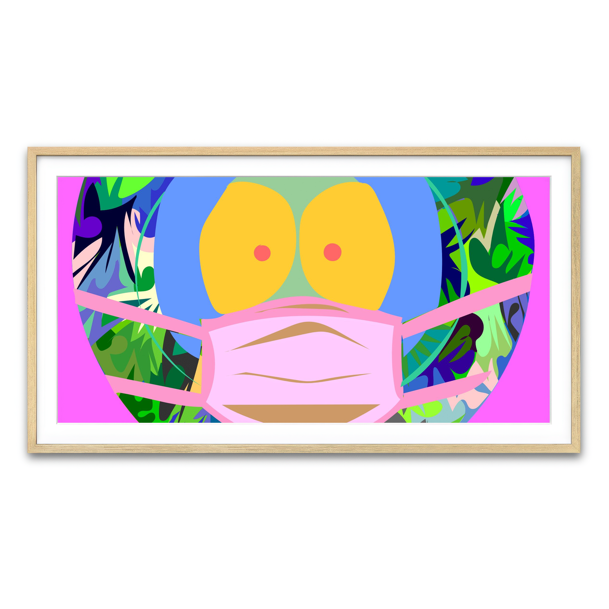 Framed Print 2x1 Natural