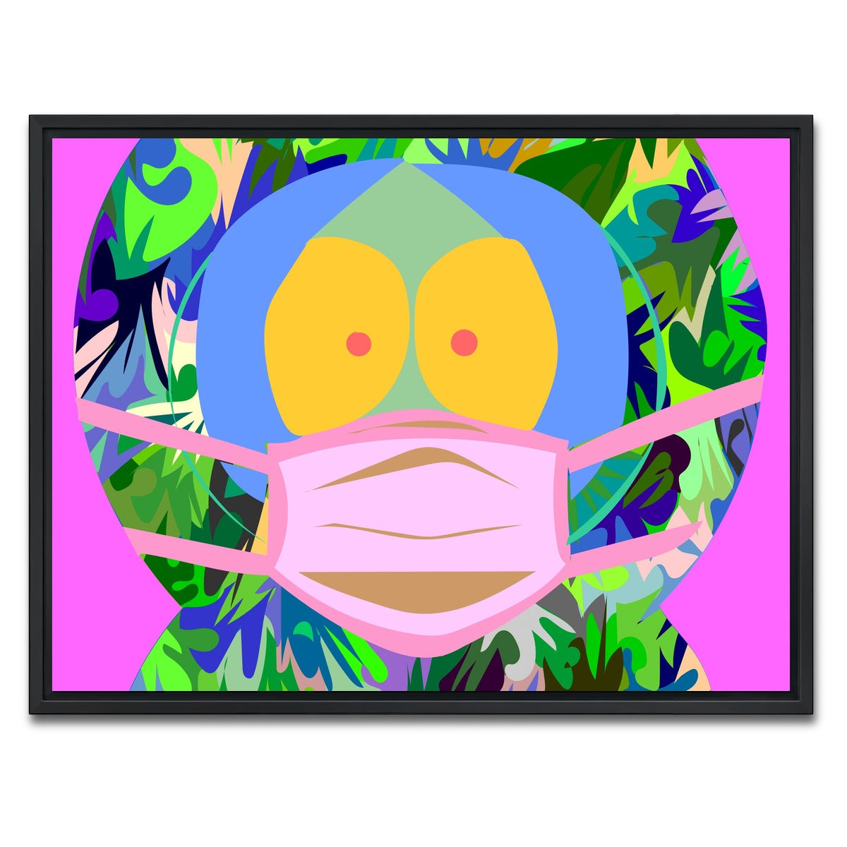 AUTO-MOCKUP WHITE | kenny | 1 Piece | Black Framed Canvas | group=4x3