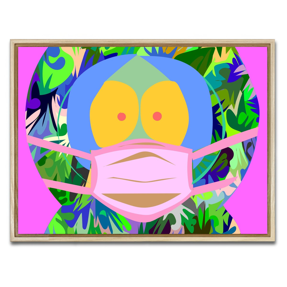 AUTO-MOCKUP WHITE | kenny | 1 Piece | Natural Framed Canvas | group=4x3